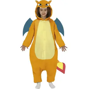 Guirca - Draak Kostuum - Evolutie Vuurdraak Charizard Kind Kostuum - O... pas cher