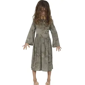 Fiestas Guirca Verkleedjurk Ghost Meisjes Pe Grijs Mt 5-6 Jaar pas cher