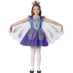 Guirca Costume De Fille Paon pas cher