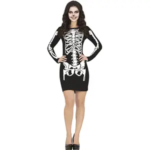 Comparateur de prix : Guirca Costume Femme Robe Squelette