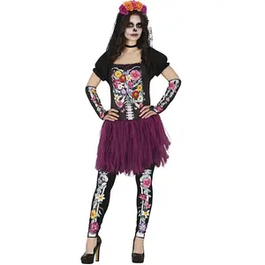 Guirca Déguisement De Catrina Fleuriste pas cher