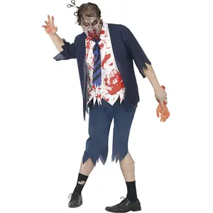 Fiestas Guirca Zombieschoolkostuum Heren Polyester Blauw Mt 52/54Vendu parbol