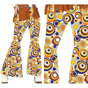 Pantalon à pois - Guirca - Femme - Années 70 - Taille L - MulticolorVendu parcdiscount