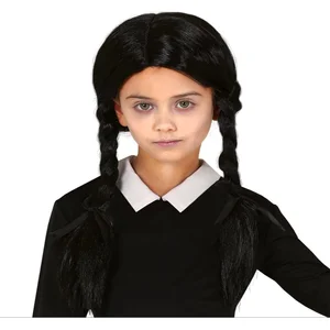 Fiestas Guirca - Pruik Thursday (kindermaat) - Halloween Pruik - Halloween accessoires - Halloween outfit - Pruiken - enge pruikenVendu parbol