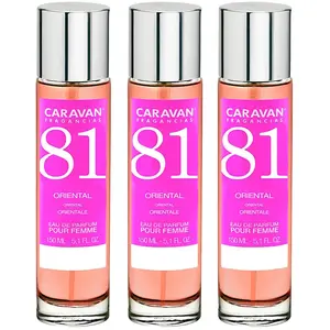 3 x Caravan Parfum Femme N°81-150 ml. pas cher