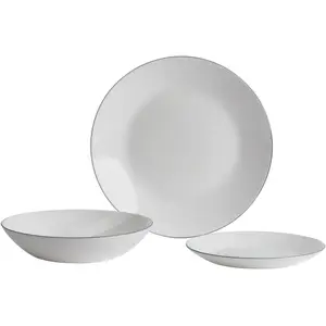 San Ignacio Vaisselle Blue Rim 24 Pièces pas cher