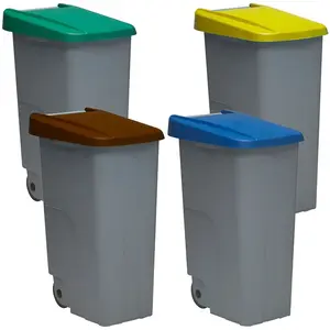 Denox Poubelle De Recyclage Pack Closed 85l 4 UnitésVendu parbricoinn