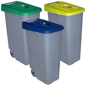 Denox Poubelle De Recyclage Pack Open 110l 3 Unités