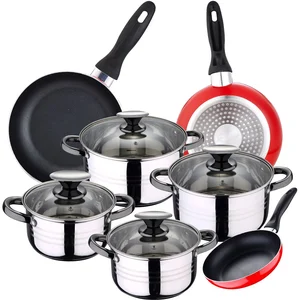San Ignacio Batterie De Cuisine 16/20/24 Cm Pk3378 8 Pièces Avec Posit... pas cher