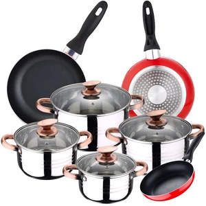 San Ignacio Ensemble De Casseroles Et Poêles 16/20/24 Cm Pk3379 8 Pièces pas cher
