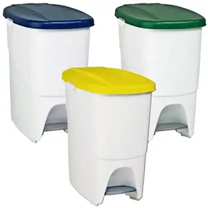 Denox Poubelle De Recyclage Pedalbin Eco Pack 25l 3 Unités pas cher