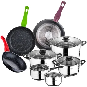 San Ignacio Batterie De Cuisine 18/22/26 Cm Pk3161 8 Pièces Avec Posit... pas cher