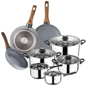 San Ignacio Batterie De Cuisine 18/20/24 Cm Pk3151 8 Pièces Avec Posit... pas cher