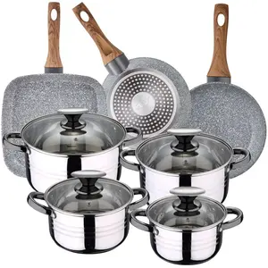 San Ignacio Ensemble De Casseroles Et Poêles Dina 18/22 Cm Pk3758 8 Pi... pas cher