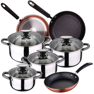 San Ignacio Batterie De Cuisine Dina 20/24/28 Cm Pk3752 8 Pièces Avec ... pas cher