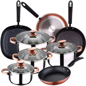 San Ignacio Batterie De Cuisine Premium Nona 20/24/28 Cm Pk3746 8 Pièc... pas cher