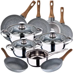 San Ignacio Ensemble De Casseroles Et Poêles 18/20/22/24/26/28 Cm Pk37... pas cher