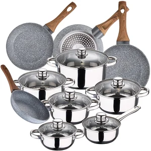 San Ignacio Ensemble De Casseroles Et Poêles Cassel 20/24/26/28 Cm Pk3... pas cher