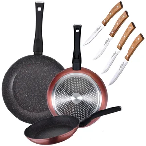 San Ignacio Ensemble Poêles Et Couteaux Ø20/24-28 7 Unités pas cher