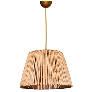 WELL HOME MOBILIARIO & DECORACIÓN Plafonnier 70 cm naturel, type E 27 Max 60 pas cher