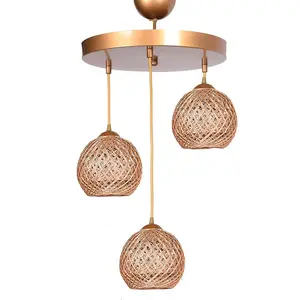 Wellhome - Lampe à toit de 80 cm. Argent, type 3 x et 27 max 45 - 60 w - Argent pas cher
