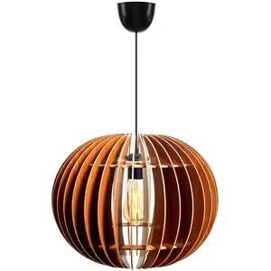 WELLHOME Lampe à toit de 70 cm. noix, type E 27 max 45 - 60 W pas cher
