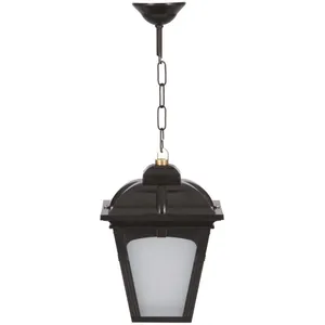 Plafonnier d'extérieur Wellhome Noir, 20x20x50 cm avec structure abs - 'pitch' - Noir pas cher