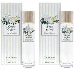 Caravan Lot de 2 flacons 150 ml, parfum de fleurs blanches pas cher