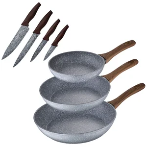 San Ignacio Ensemble De Poêles Et Couteaux Daimiel 18x22 Cm 7 Unités pas cher