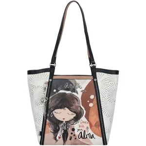 Anekke Sac à épaule marron crème pour femme - Alma Shoulder Bag Multicolor 299110 pas cher