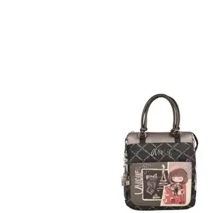 Anekke Sac à dos brun foncé multicolore pour femme - Mademoiselle Conv... pas cher
