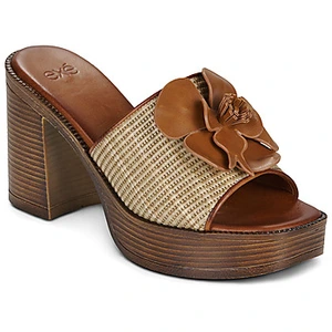 Mules Exé Shoes 595 CECILIA-RAFFIA-BEIGE-TAN femme pas cher