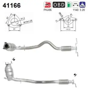 Katalysator 41166 AS pas cher