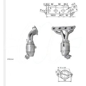Katalysator Nissan/Opel/Renault 74144 AS pas cher