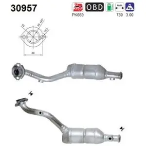 Katalysator 30957 AS pas cher