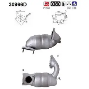 Katalysator 30966D AS pas cher
