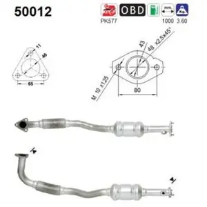 Katalysator 50012 AS pas cher
