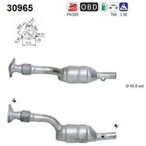 Katalysator 30965 AS pas cher