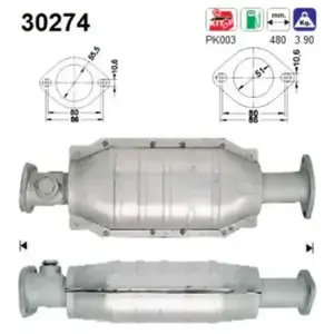 AS Catalyseur pour RENAULT: R19 (Ref: 30274)Vendu paroscaro