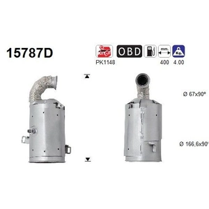 Katalysator 15787D AS pas cher
