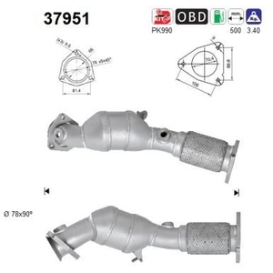Katalysator 37951 AS pas cher
