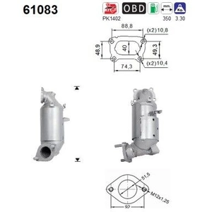 Katalysator 61083 AS pas cher