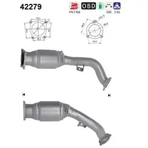Katalysator 42279 AS pas cher