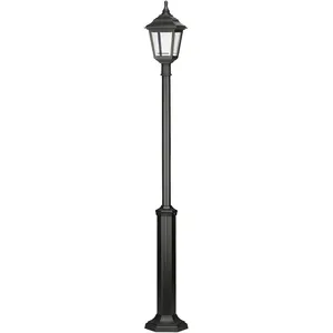 Cristher - Colonne classique clic-clac 4 with base IP44 E27 42W 1910mm Noir pas cher