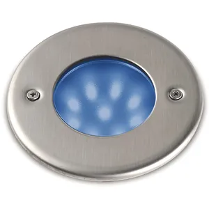 Novolux - Encastrement mural / sol nat-led Round IP68 led smd Azul 1.50W CRI80 Acier inoxydable pas cher