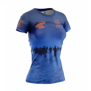 Otso T-shirt Korte Mouw T-shirt Blauw L Vrouw pas cher