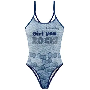 Otso Maillot De Bain Hello Kitty Denim pas cher