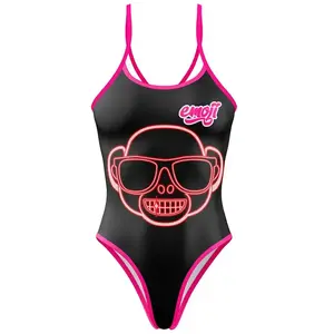 Otso Maillot De Bain Emoji Monkey Neon pas cher