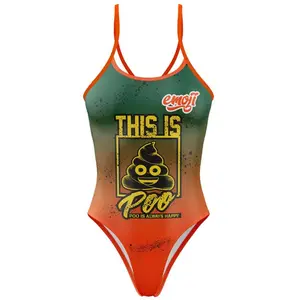 Otso Maillot De Bain Emoji Be Like Poo pas cher