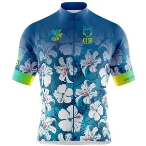 Otso Maillot à Manches Courtes Flowers pas cher